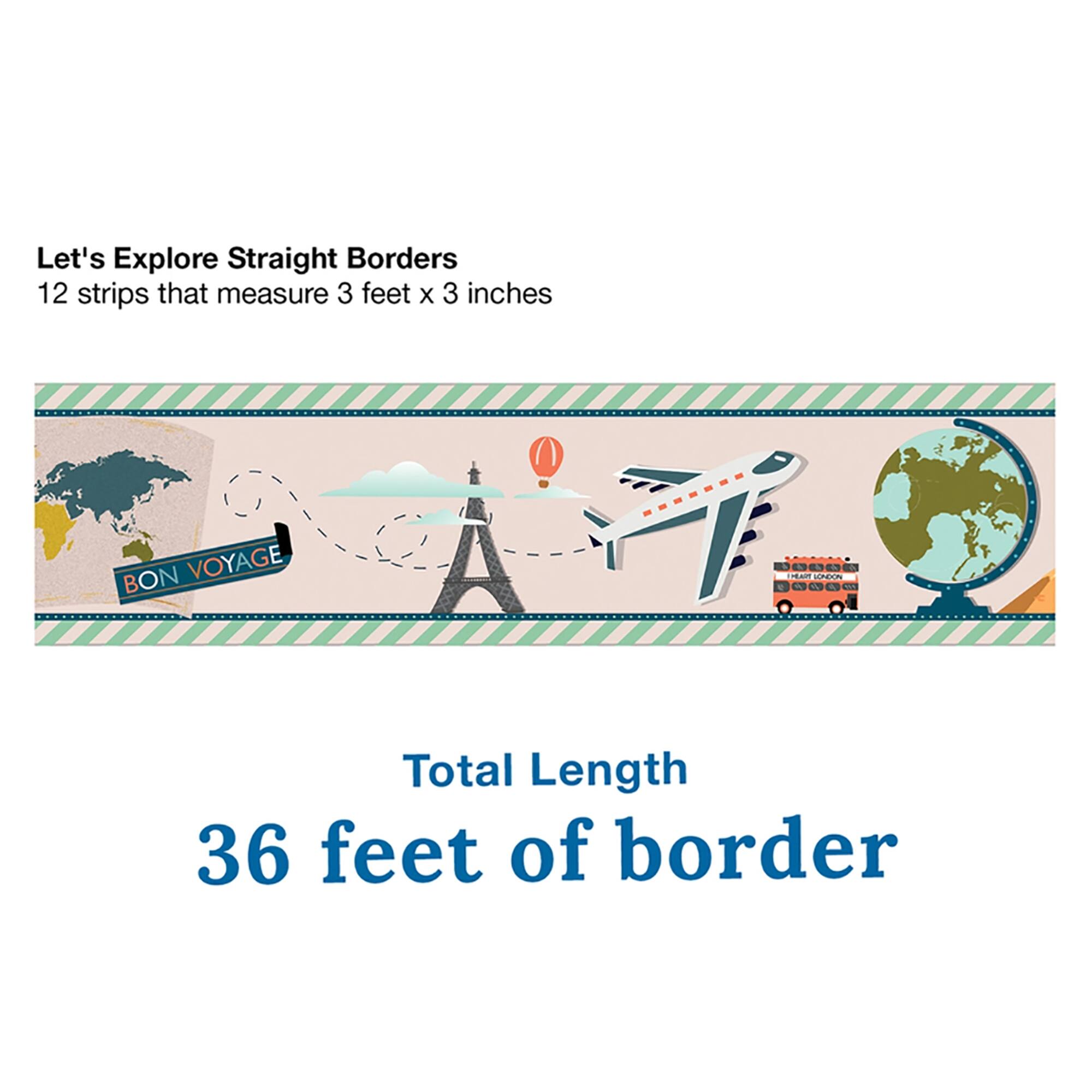 Carson Dellosa® Let's Explore Straight Border, 216ft.